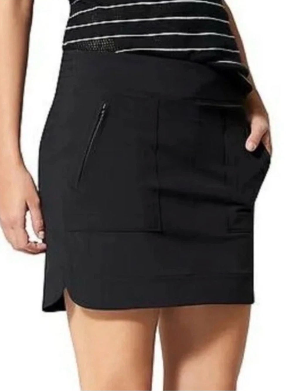 Athleta Black Cargo Skort